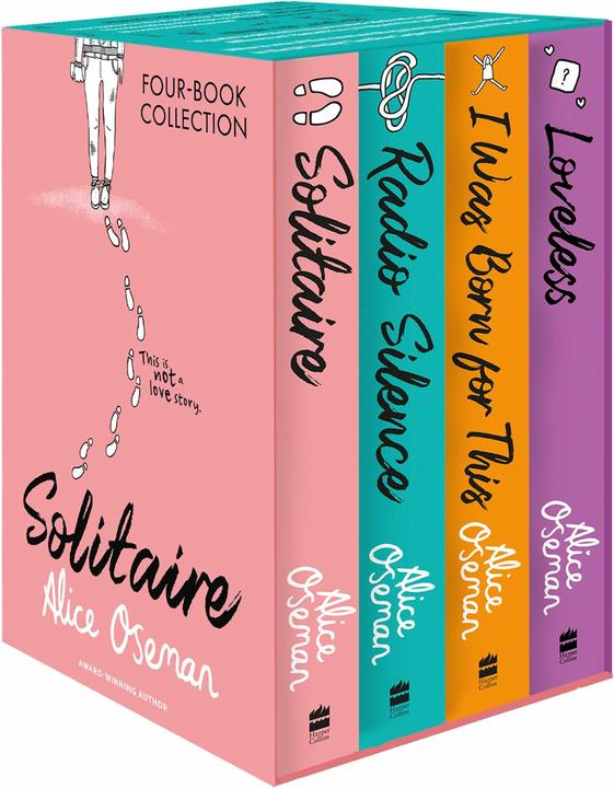 Actual product image Alice Oseman Four Book Collection Box Set Solitaire, Radio Silence (English, Alice Oseman, 2021)