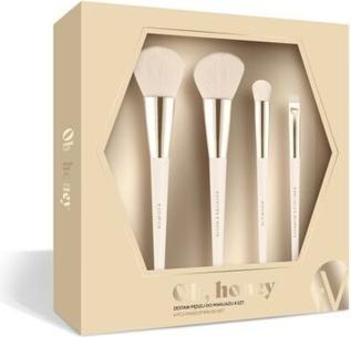Produktbild Unbranded Inter-Vion Set Oih Honey Makeup Brush Set 4Pcs.