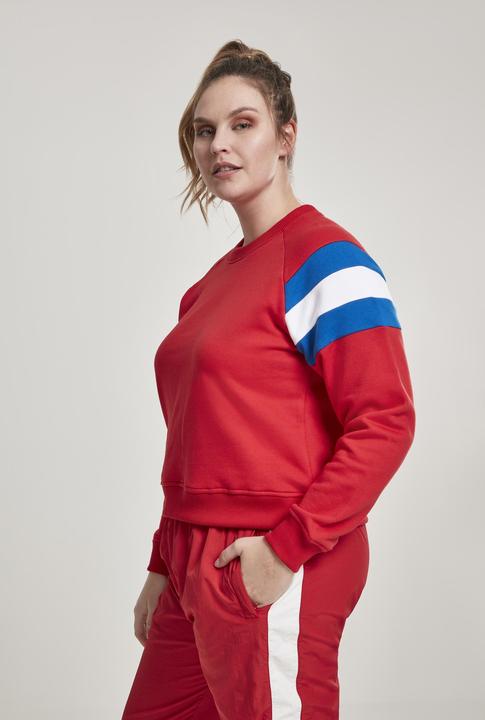 Actual product image Urban Classics Ladies Sleeve Stripe Crew (XL)