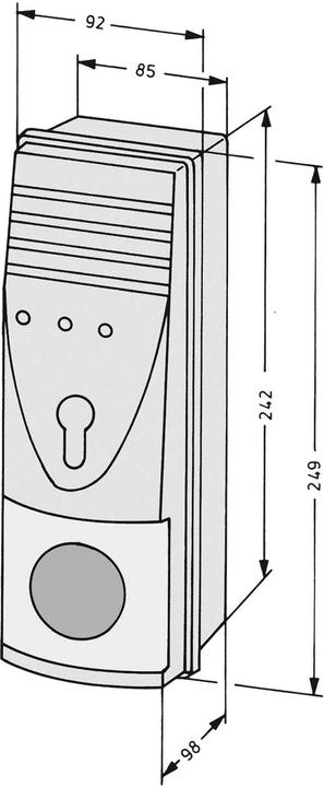 Immagine prodotto effeff EFF 1340-20-----F90 TERMINALE DI CONTROLLO DELLA PORTA DI FUGA 1340-20 AP 24 V (Interno)