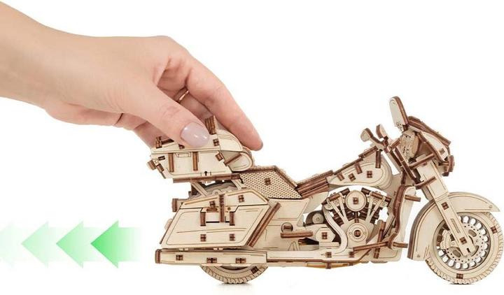 Actual product image Eco Wood Art Mechanical 3D wooden-puzzle - Bike