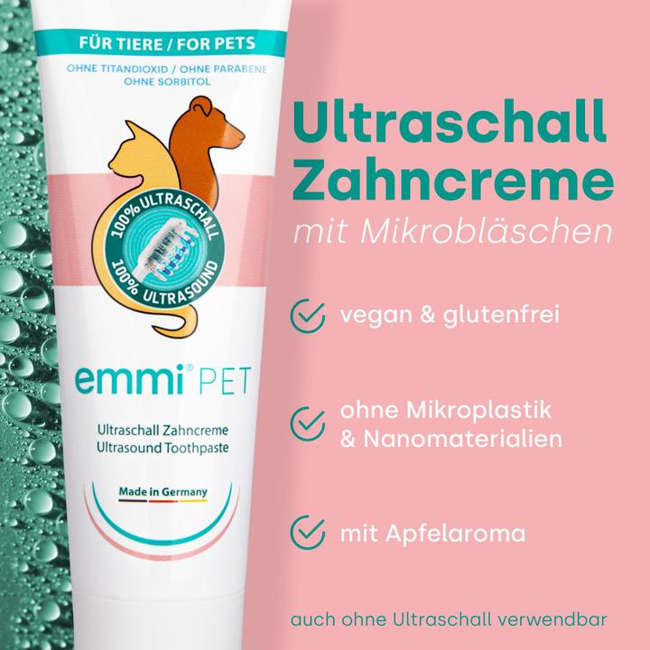 Immagine prodotto Emmi-pet Dentifricio per gli spazzolini a ultrasuoni (Cane, 75 ml)
