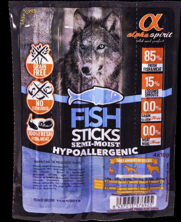 Produktbild Alpha Spirit Fisch Hünchen Ristra Sticks (Adult, 1 Stk., 40 g)