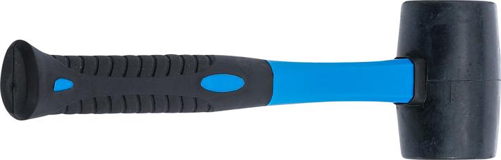 Produktbild BGS Gummihammer Fiberglasstiel schwarzer Kopf Ø 50 mm 280 g (459 g)