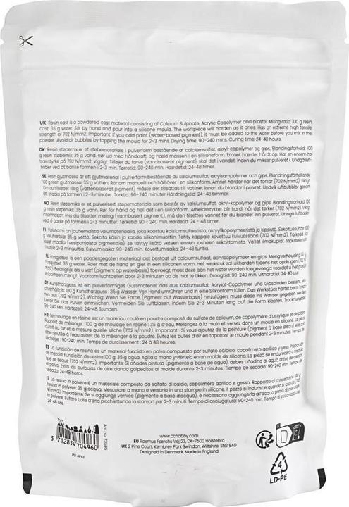 Nährwerte und Zutaten Creativ Company Giessharz 800 g Weiss