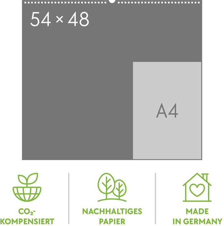 Produktbild Phantastische Landschaften Kalender 2026 (54 x 48 cm, Harter Einband, Deutsch, Englisch, Französisch)