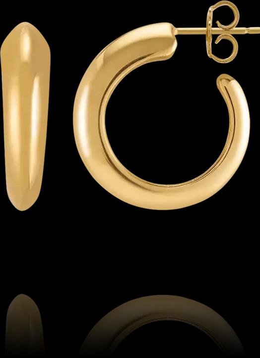 Charles Garnier Goldene Silberohrringe