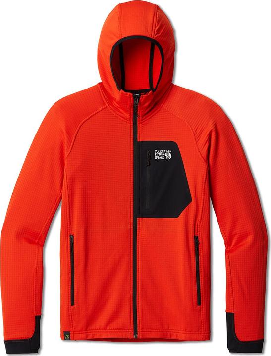 Mountain Hardwear M Polartec Power Grid Full Zip Hoody (XL)