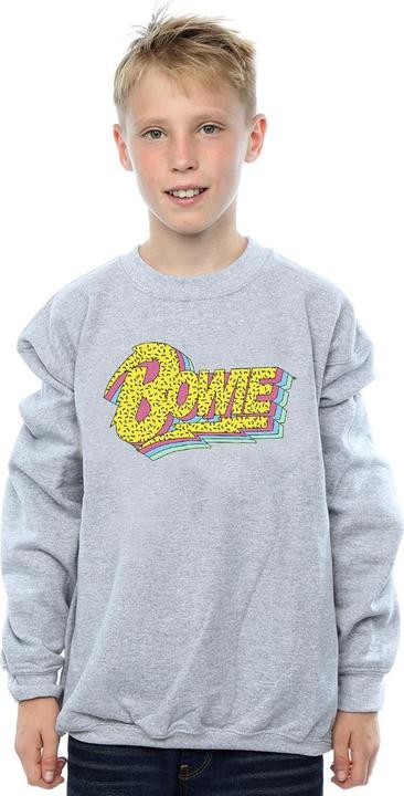 Actual product image David Bowie Boys Moonlight 90s Logo Sweatshirt (140, 146)