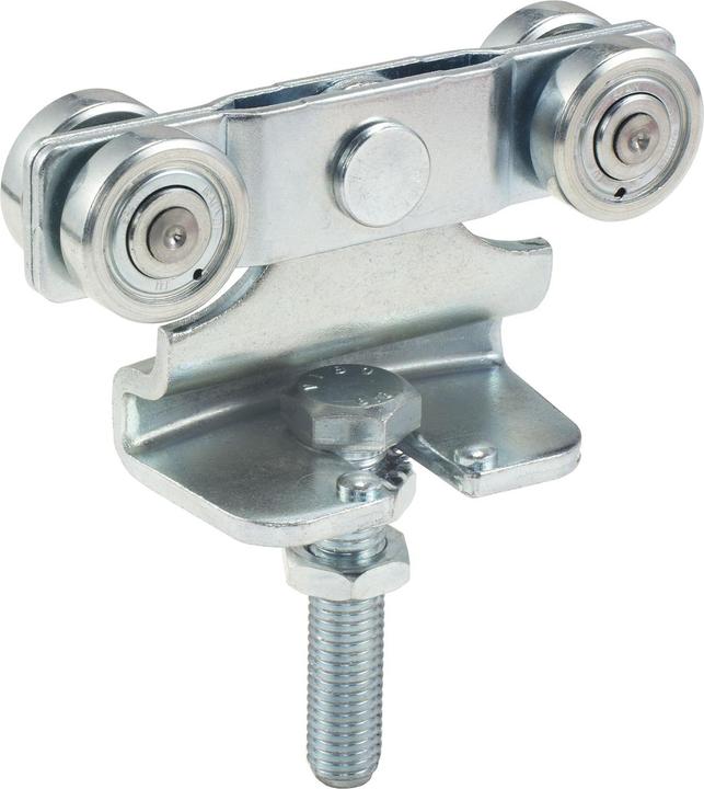 Actual product image Helm Roller unit Agrar 372 sliding door fitting Running gear two-pair galvanised steel