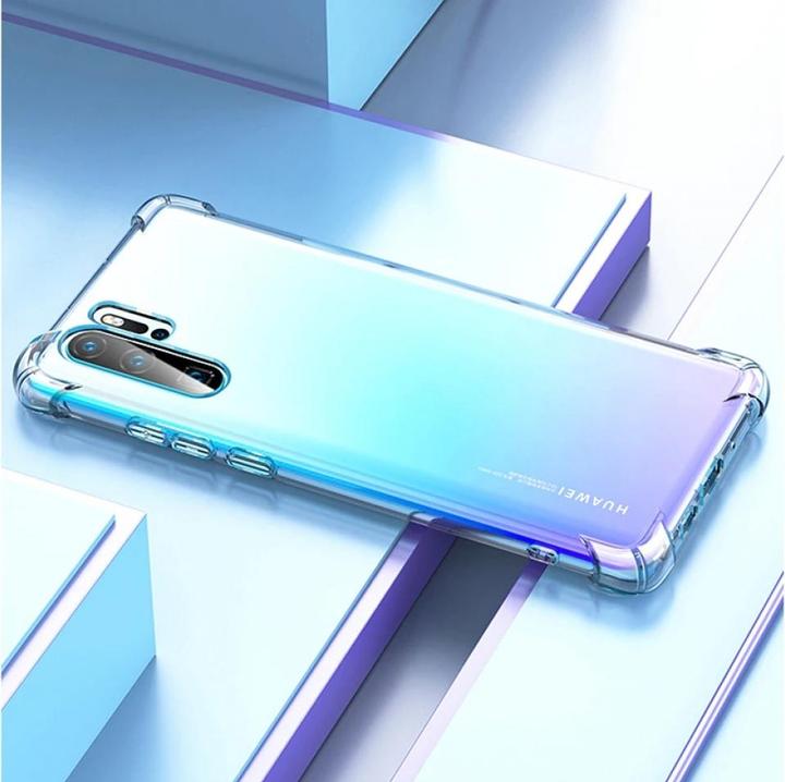 Actual product image Screenguard Huawei P30 Pro Cover Crystal Soft Airbag Bumper (Huawei P30 Pro)