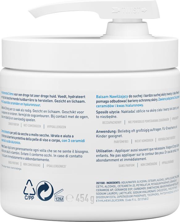 Immagine prodotto CeraVe Crema idratante (Crema corpo, 454 ml)