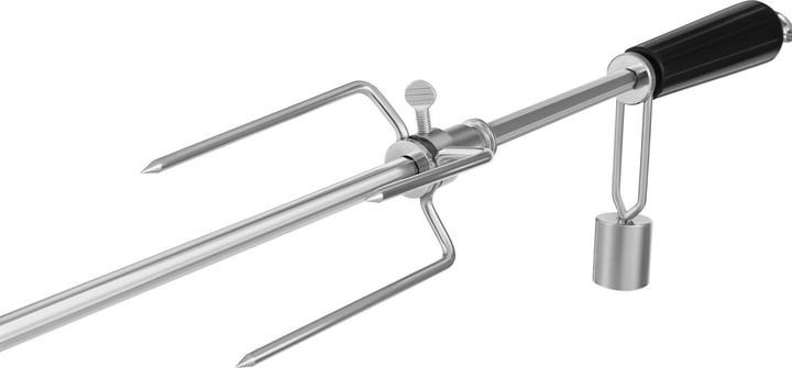 Produktbild Royal Catering Grillspiess mit Motor elektrischer Drehspiess Elektro Grillspiess 100 cm 10 kg