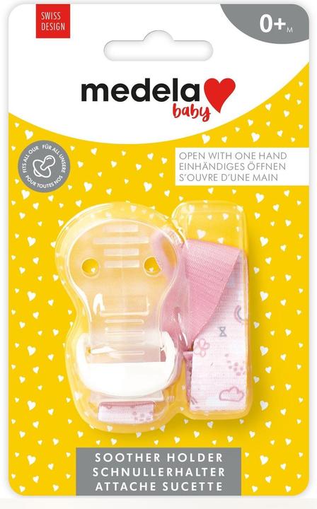 Produktbild Medela Baby Schnullerhalter Girl (1 x, ab Geburt)