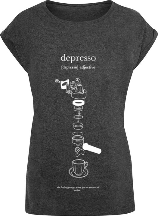 Immagine prodotto Mister Tee MisterTee - Maglietta a spalla estesa da donna Depresso - 174691 (M)