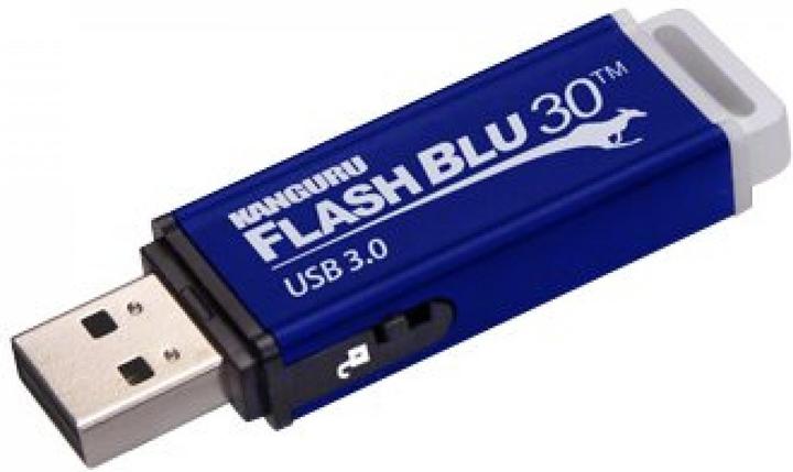 Immagine prodotto Kanguru FlashBlu30 USB 3.0 con interruttore di protezione dalla scrittura (32 GB, USB 3.0)
