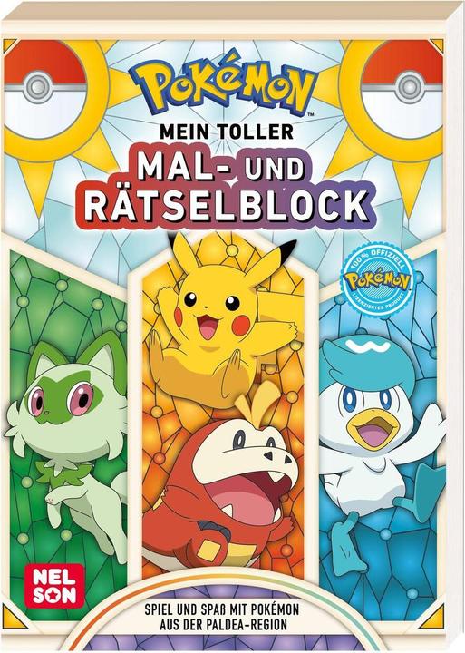 Produktbild Pokémon: Mein toller Mal- und Rätselblock