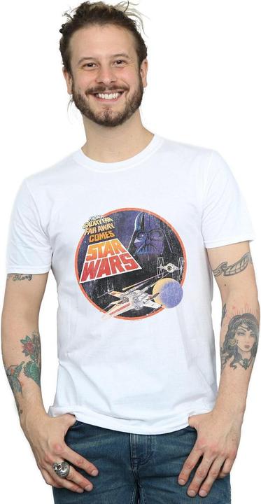 Actual product image Star Wars Mens From A Galaxy Far Far Away T-Shirt (3XL)