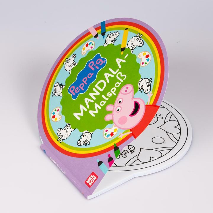 Actual product image Peppa Wutz colouring pictures: MANDALA colouring fun