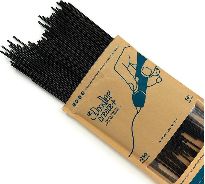 Produktbild 3Doodler Create Filament (PLA, 3 mm, 524 g, Schwarz)