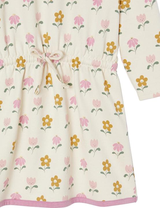 Actual product image Vertbaudet Girls' sweat dress with flowers (92)