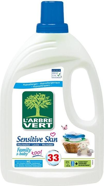 L'arbre vert Peau sensible (30 Cycles de lavage, Liquide)