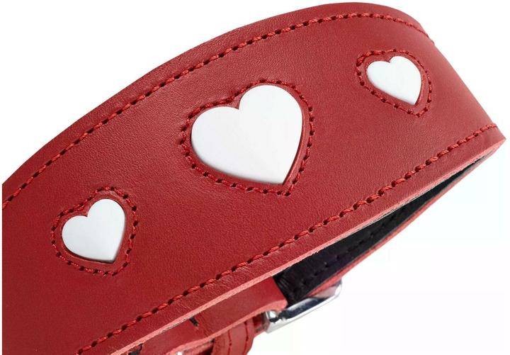 Produktbild Hunter Halsband Windhund Love 37/XS-S, Rot/Schwarz (Hund, Allgemein)