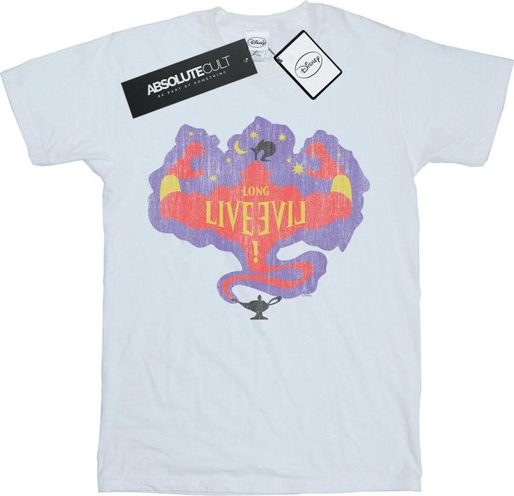 Actual product image Disney Womens/Ladies The Descendants Genie Long Live Cotton Boyfriend T-Shirt (M)