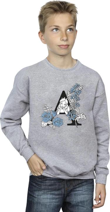 Immagine prodotto Disney Felpa da bambino Alice nel Paese delle Meraviglie lettera A (152, 158)