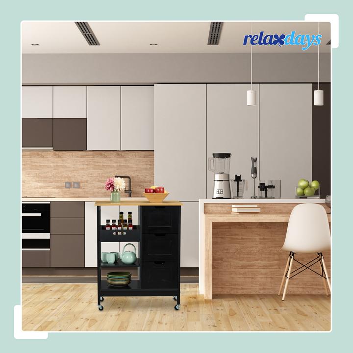 Image du produit Relaxdays Küchenwagen