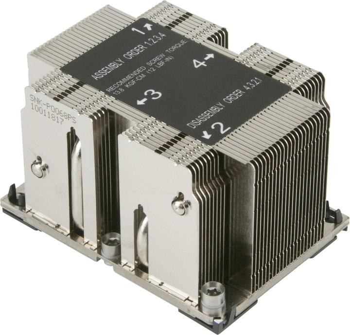 Immagine prodotto Supermicro SNK-P0068PS: raffreddatore di CPU 2U (64 mm)
