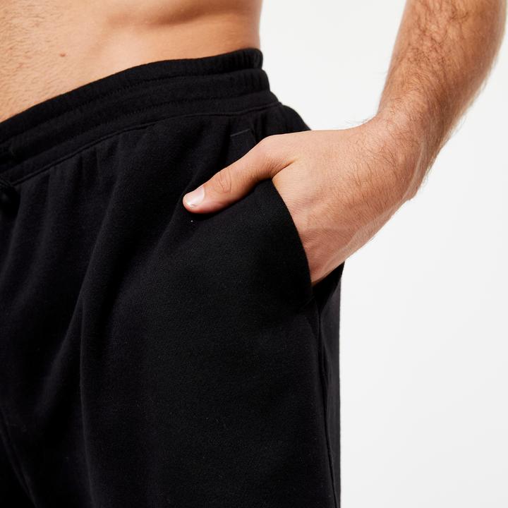 Actual product image Domyos Shorts men cotton - black (M)