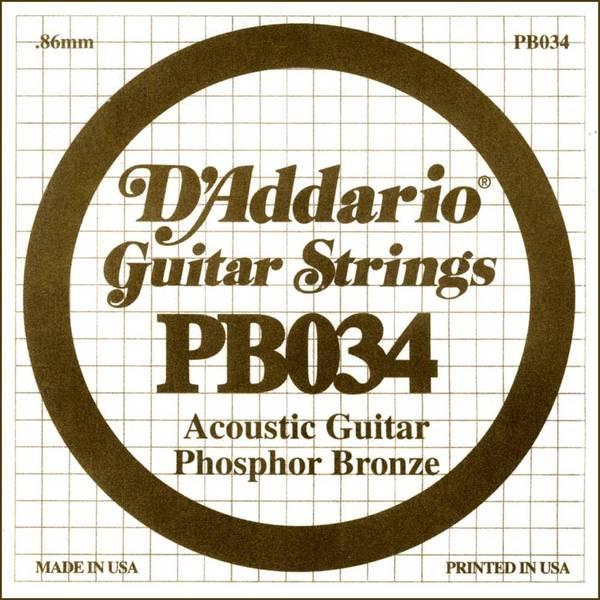 Immagine prodotto D'Addario Pb034 (1 x, Chitarra, 0.03")