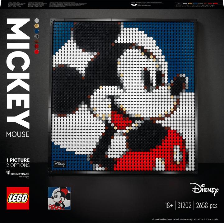 Produktbild LEGO Mickey Mouse (31202, LEGO Art, LEGO DC)