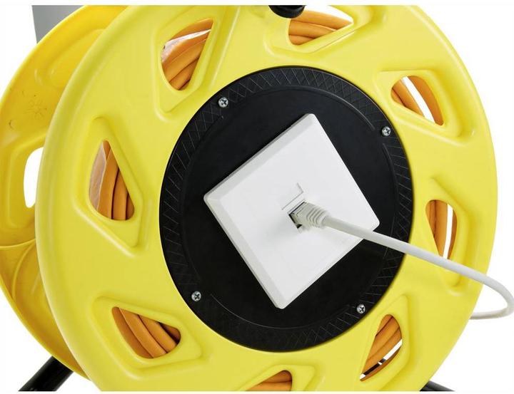 Actual product image Renkforce Network cable drum CAT 7A S/FTP RJ 45 90 m (S/FTP, CAT7a, 90 m)