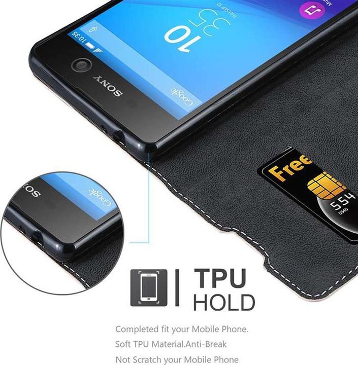 Actual product image Cadorabo Book X Wallet Cover (Sony Xperia M5)