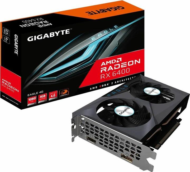 Actual product image Gigabyte Radeon RX 6400 EAGLE 4G (4 GB)