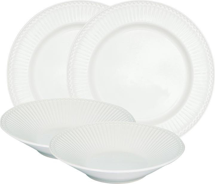 Actual product image Greengate Alice dinner set white 4 pcs (4 Piece)