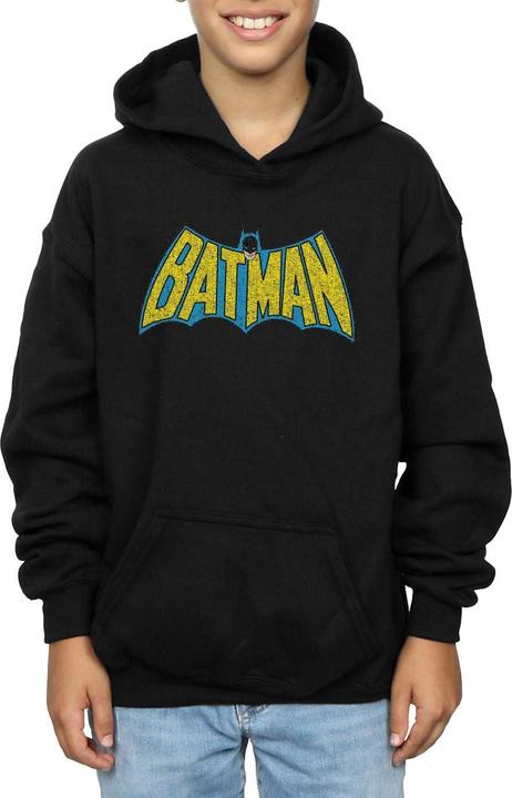 Immagine prodotto Batman Crackle Logo Felpa con Cappuccio Ragazzi (152, 158)