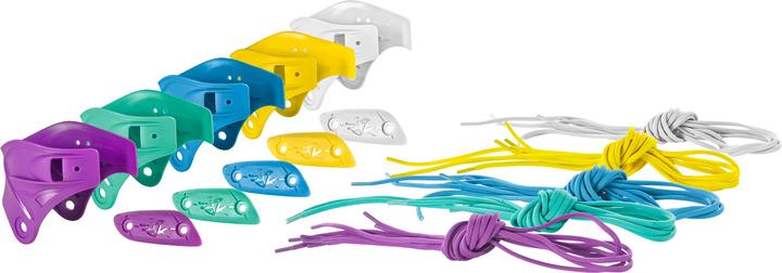 Produktbild Powerslide Manschetten/Protektoren/Schnürsenkel Set passend für ImperialEvo,Pro,Cruiser gelb 39-42 ( (39, 40, 41, 42, Protektorenshorts, Einzelstück)