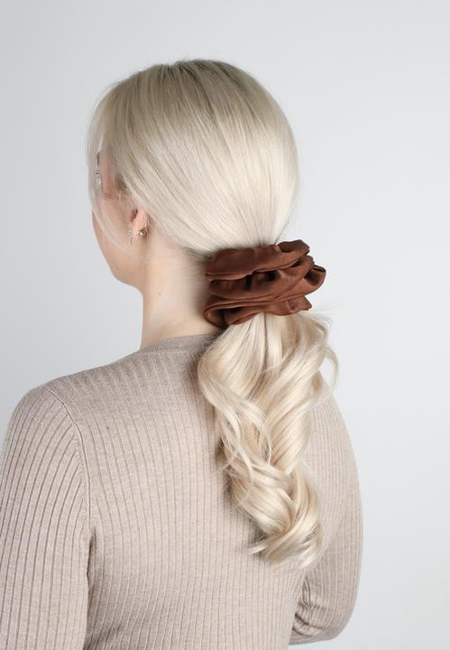 Produktbild Trisa Fashion Scrunchy braun (Haargummi)
