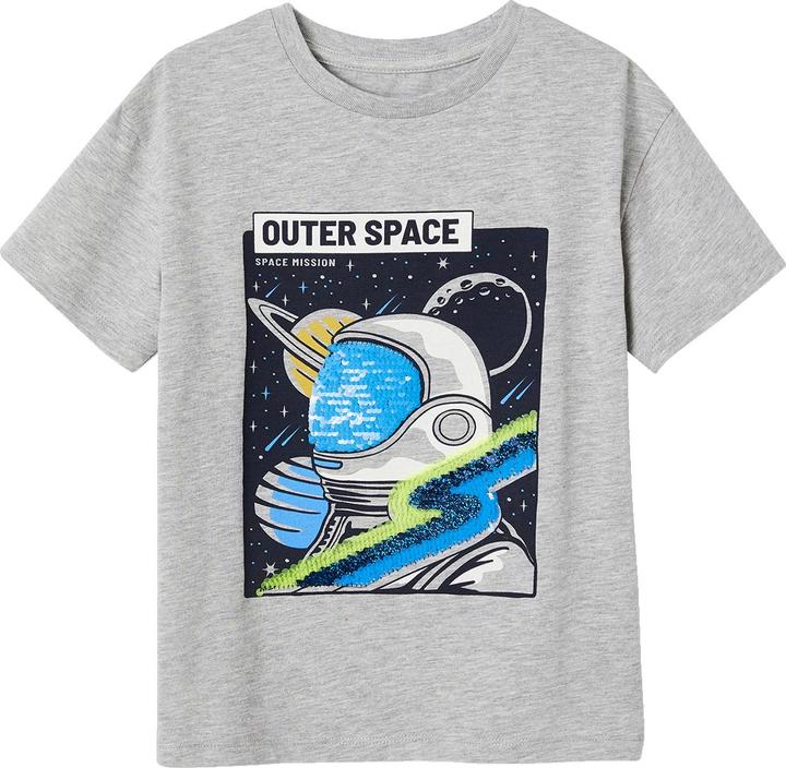 Produktbild Vertbaudet Jungen T-Shirt mit Paillettenmotiv (86)