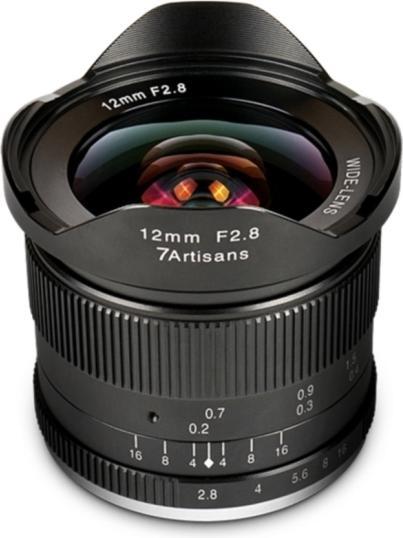 Actual product image 7artisans 12mm F2.8 Fuji X (Fujifilm X, APS-C / DX)