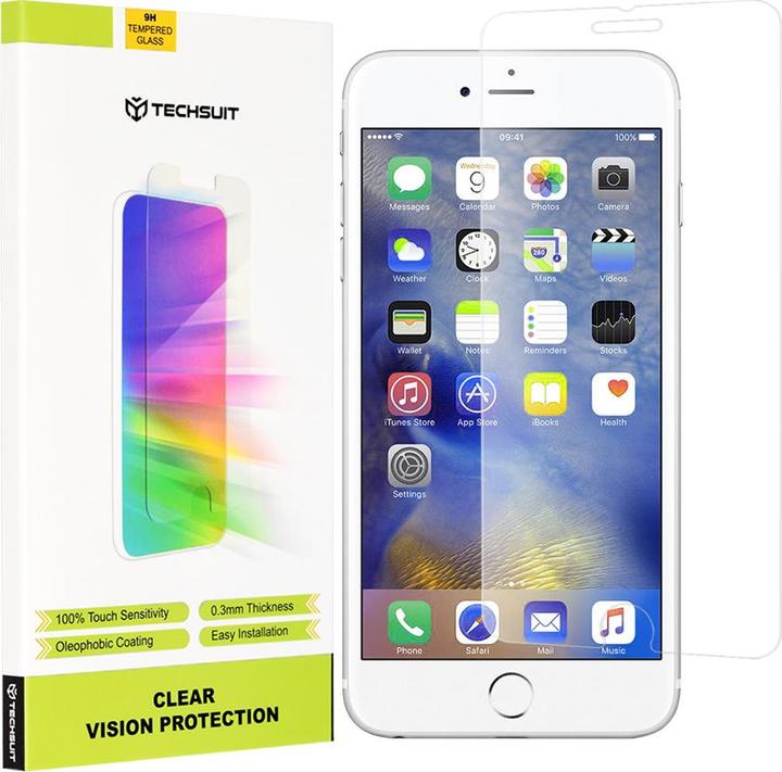 Produktbild Techsuit - Clear Vision Glass - iPhone 6 Plus/ iPhone 6s Plus - Transparent (1 Stück, Apple iPhone 6 Plus)