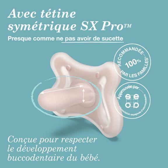 Immagine prodotto Suavinex Succhietto 0,0 silicone simmetrico 2M