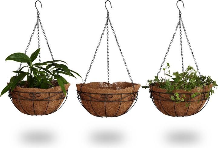 Actual product image Relaxdays Blumenampel (35 cm)