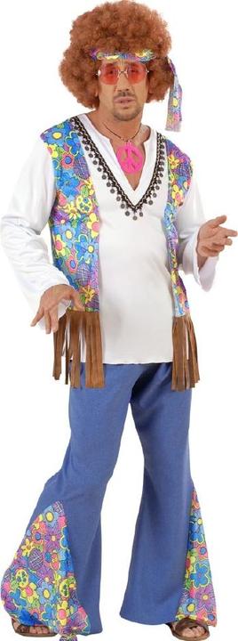 Produktbild Widmann Hippie Kostüm: Flower Power Outfit (XXL)