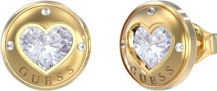 Image du produit Guess Rolling Hearts Romantic Gold Plated Earrings JUBE03349JWYGT/U (Acier inoxydable)