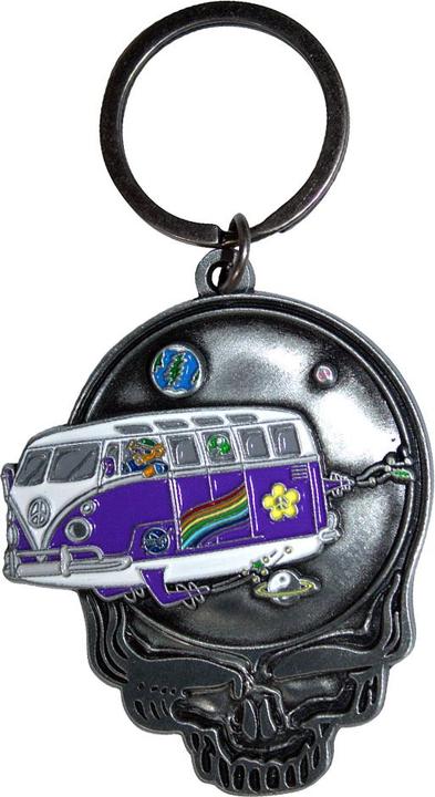 Actual product image Grateful Dead Space Your Face Bus Keyring