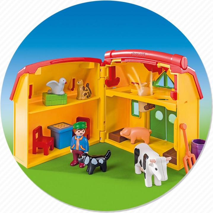 Immagine prodotto Playmobil La mia fattoria da asporto (6962, Playmobil 1.2.3)